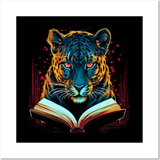 Leopard Reads Book Posters and Art